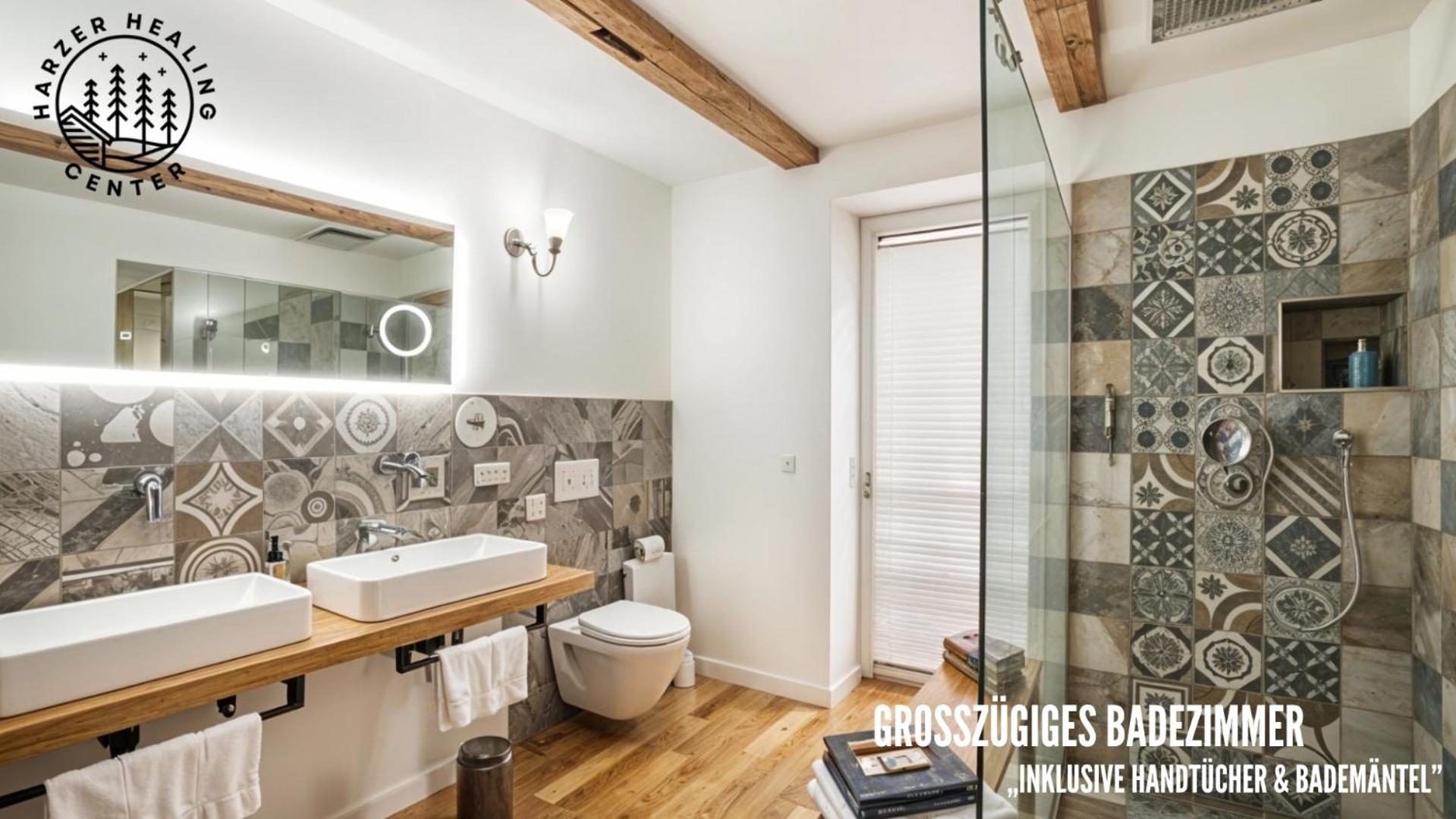 Harzer Healing Center 2024 Gemuetliche Landhauswohnung Mit Fussbodenheizung,Xxl Kochinsel,Xxl Regenduschen,Modern,Hochwertig,Persoenlich,Vollausgestattet Elbingerode  Kültér fotó
