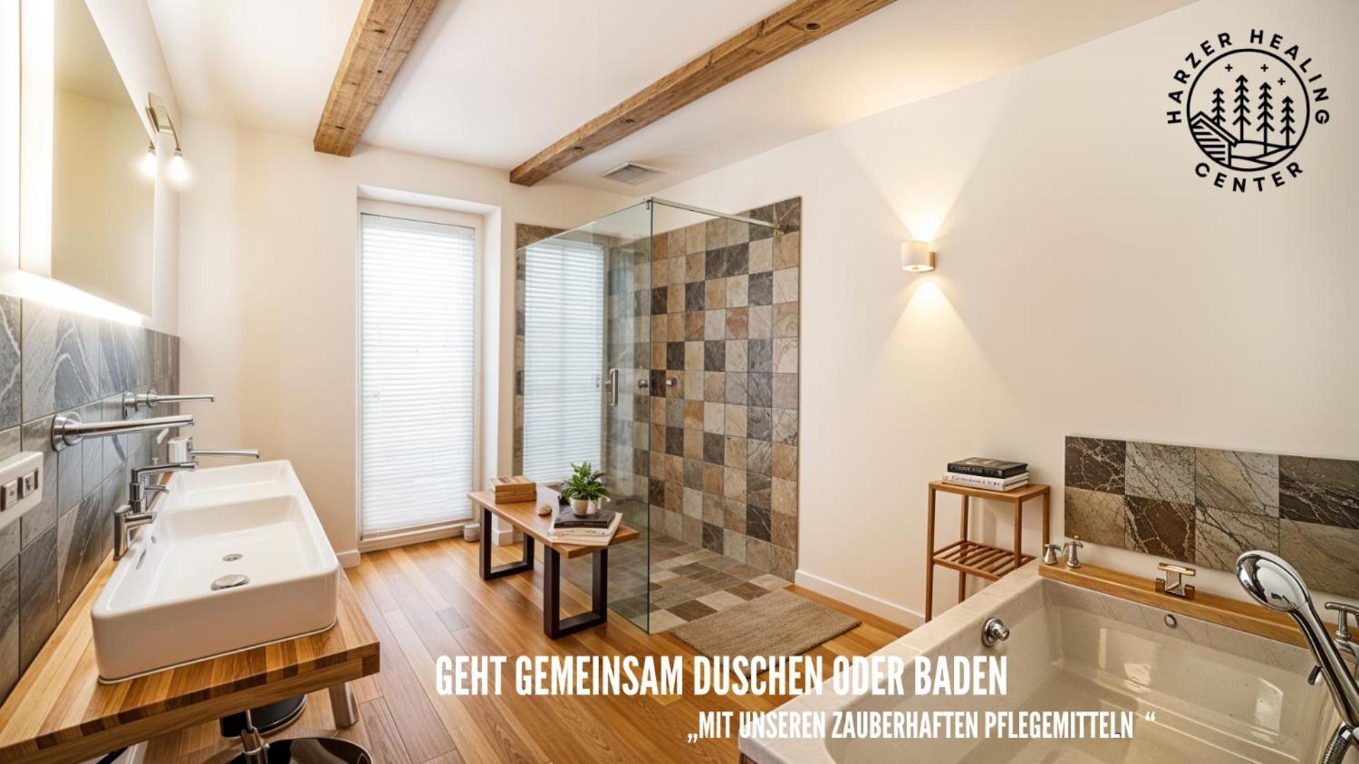 Harzer Healing Center 2024 Gemuetliche Landhauswohnung Mit Fussbodenheizung,Xxl Kochinsel,Xxl Regenduschen,Modern,Hochwertig,Persoenlich,Vollausgestattet Elbingerode  Kültér fotó